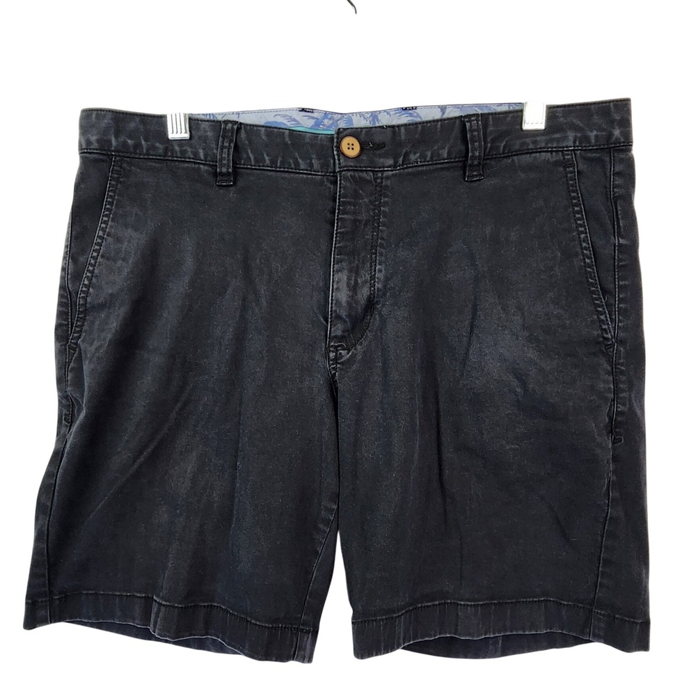 Tommy Bahama 35 Dark Blue Chino Shorts Beach Tropical Vacation Coastal Prep Mens